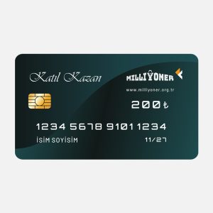 200,00 ₺ Milliyoner Kart